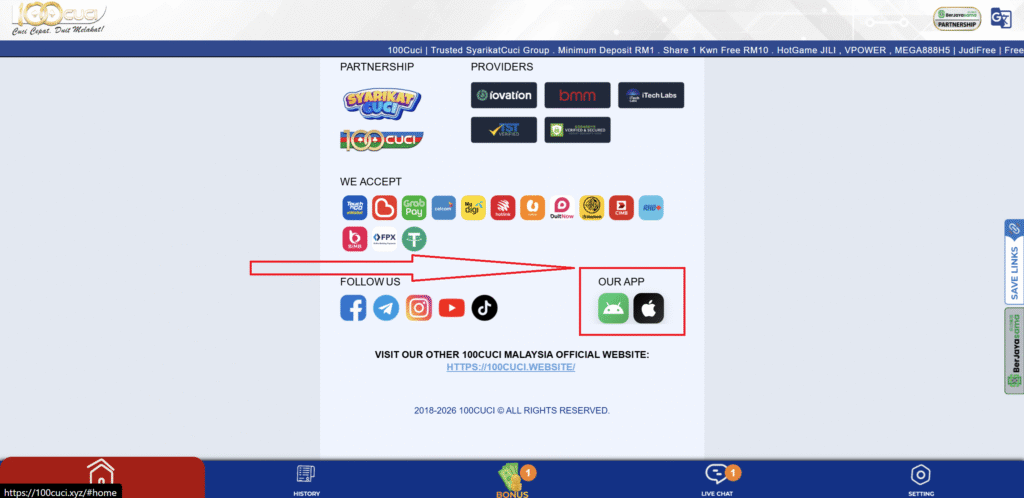 Download 100Cuci app