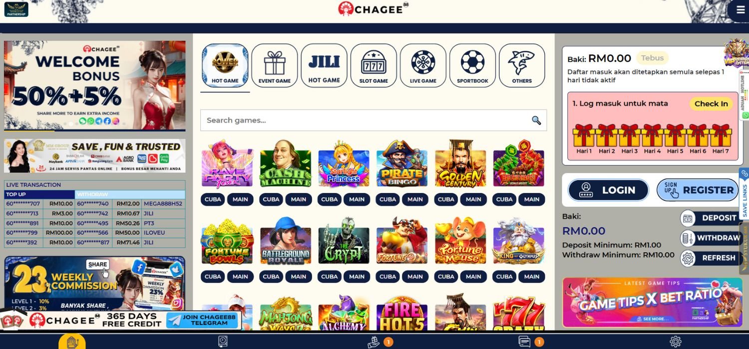 Chagee88 Casino with Free Credit