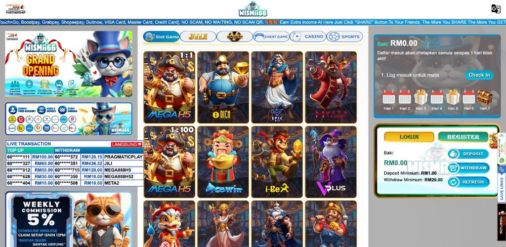 Wisma66 slot games online