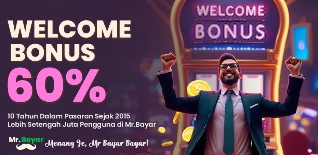 MrBayar Welcome Bonus 60% for New Members