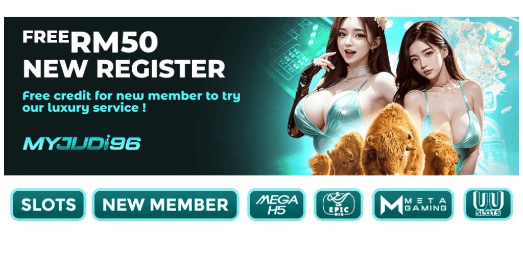MyJudi96 Free Credit for New Members Up To RM50