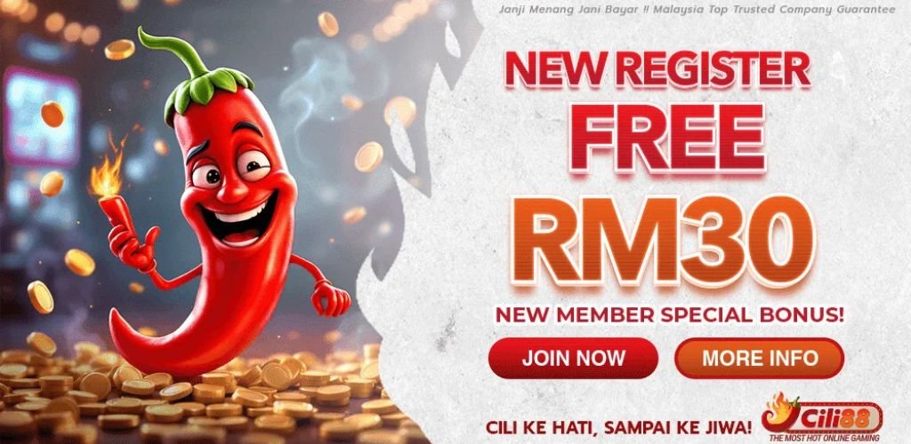 Cili88 New Register Free RM30