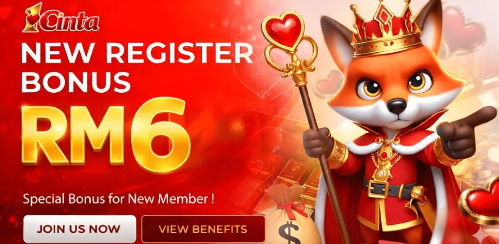 1Cinta New Register Bonus RM6