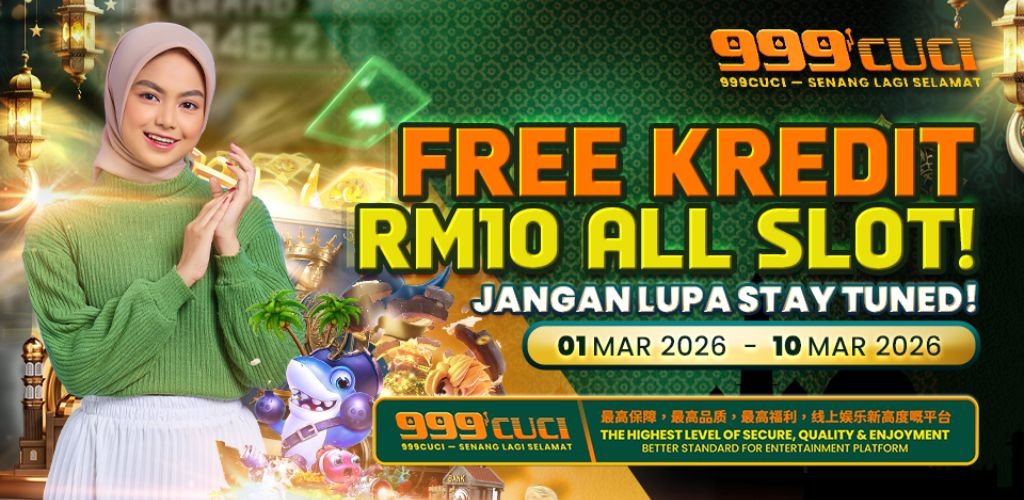 999Cuci Free Kredit RM10